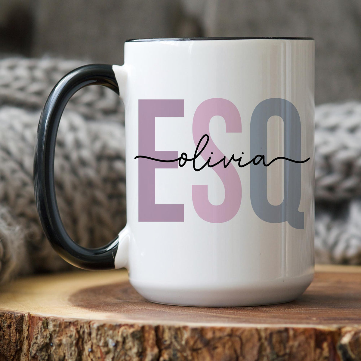 Esquire Mug, Personalized Esq Mug, Esquire Name Mug, Lawyer Mug, Funny Attorney Gift, Custom Law graduate gift, Future Lawyer, New attorney