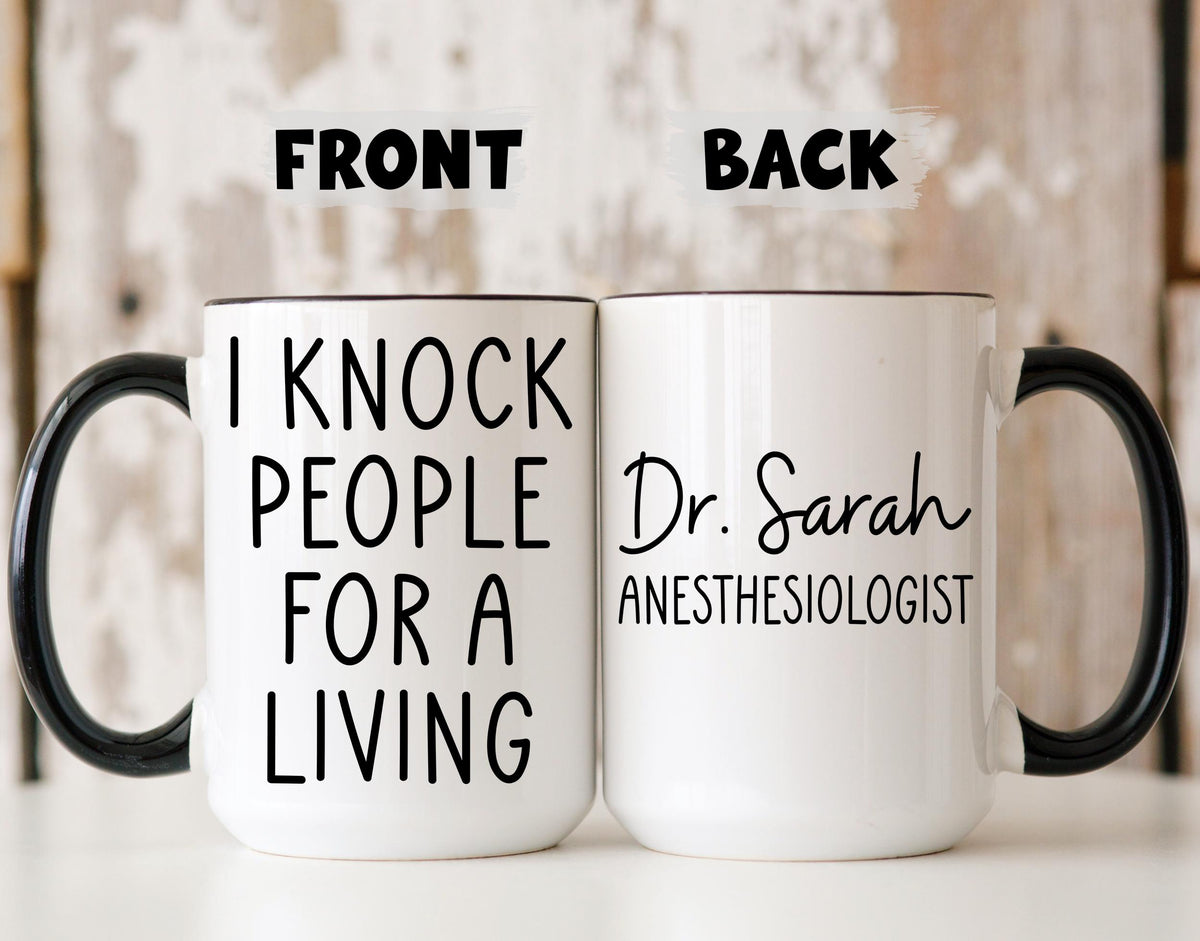 Anesthesiologist Mug, Personalized Anesthesiologist gift, Anesthesiology Present, Anesthetist Doctor Present, Anesthesiologist Assistant