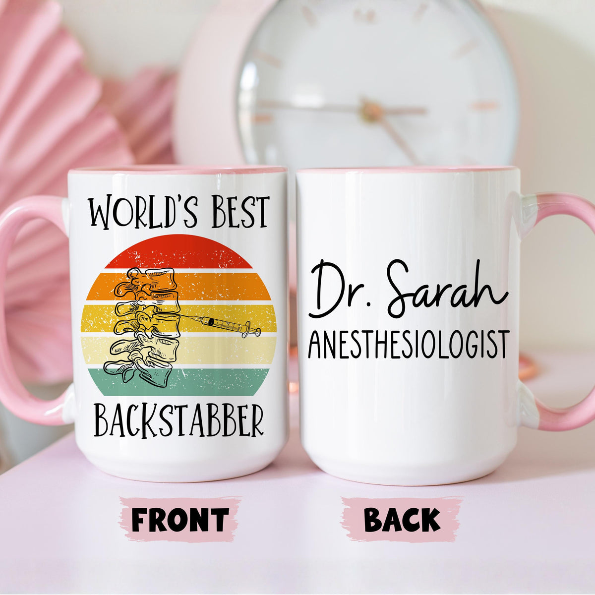Custom Anesthesiologist Mug, Personalized Anesthesiologist gift, Anesthesiology Gift, Anesthetist Doctor Present, Anesthesiologist Assistant