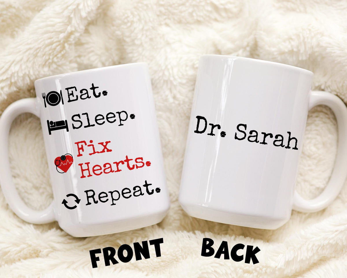 Cardiologist Mug, Personalized Cardiology gift, Cardiologist Surgeon Mug, Heart Surgeon Gift, Cardiologist Present, Funny Cardiologist Cup
