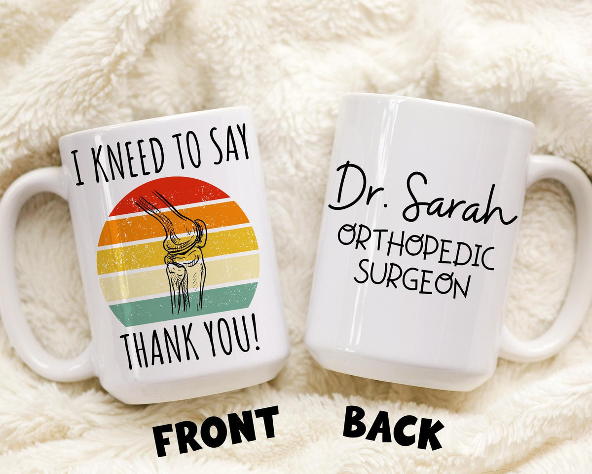 Orthopedic Mug, Personalized Orthopedic gift, Orthopedic Surgeon Thank you Gift, Orthopedics Mug, Ortho Gift, Ortho Spine, Ortho Surgeon Mug