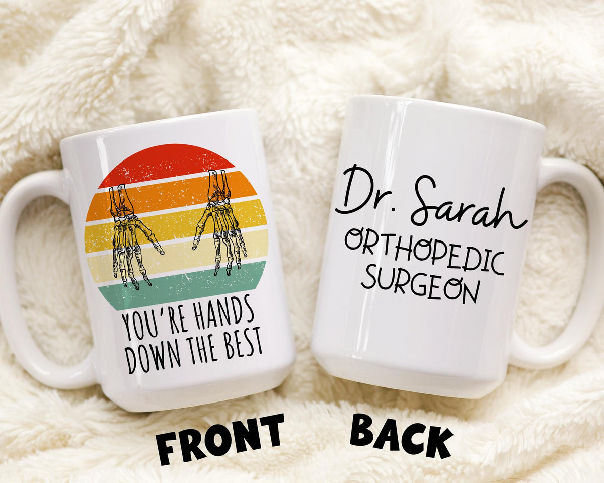 Orthopedic Gift, Personalized Orthopedic Mug, Orthopedic Surgeon Thank you Gift, Orthopedics Mug, Ortho Gift, Ortho Spine, Ortho Surgeon Mug