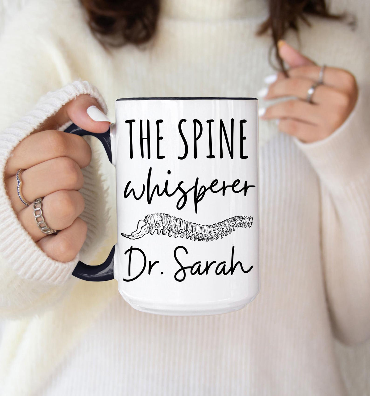 Chiropractor Mug, Personalized Chiropractor Gift, Chiropractor Graduation Gift, Funny Spine Doctor Mug, Chiropractor Appreciation Present
