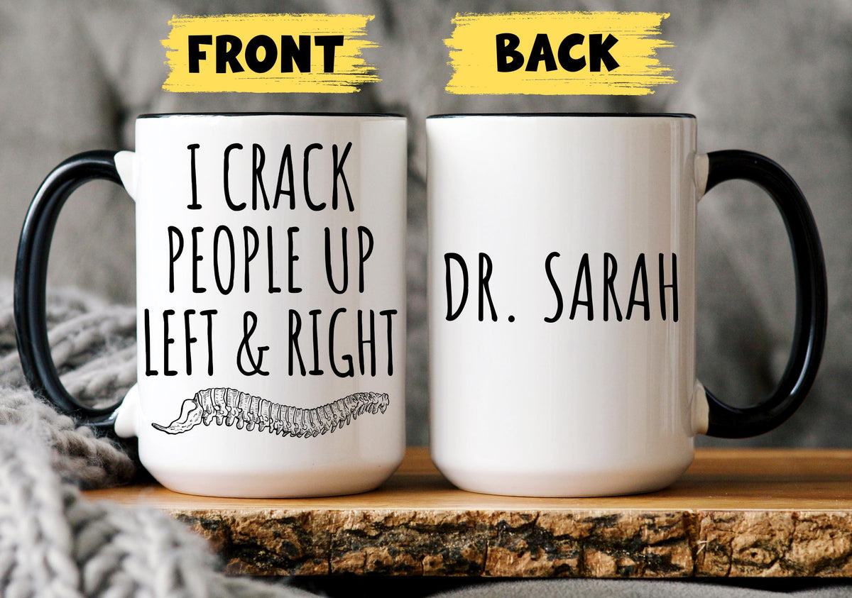 Chiropractor Gift, Custom Chiropractor Mug, Chiropractor Graduation Gift, Funny Spine Doctor Mug, Chiropractor Thank you Gift, chiro gift