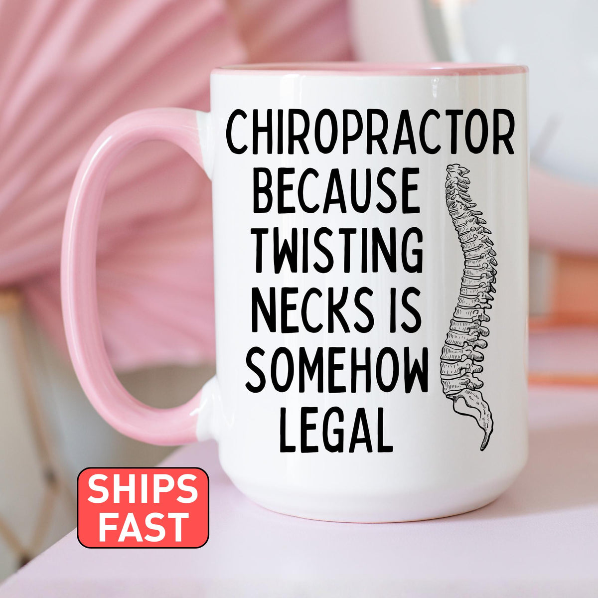 Best Chiropractor Gift, Personalized Chiropractor Mug, Chiropractor Grad Gift, Funny Spine Doctor Mug, New Chiropractor Appreciation Present