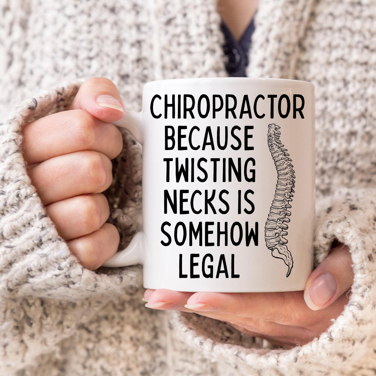 Best Chiropractor Gift, Personalized Chiropractor Mug, Chiropractor Grad Gift, Funny Spine Doctor Mug, New Chiropractor Appreciation Present