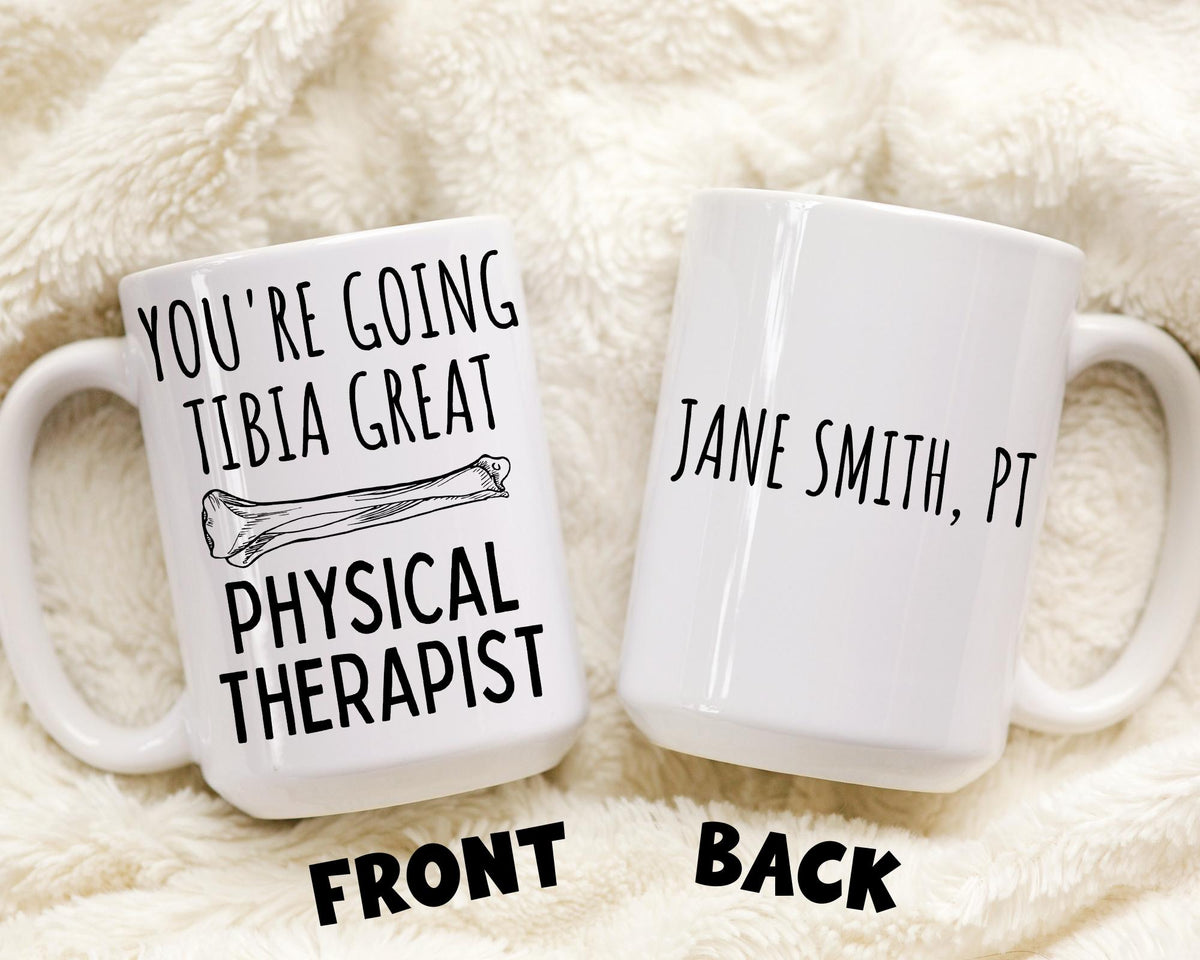 Physical Therapy Mug, Personalized Physical Therapist Mug, Doctor of Physical Therapy Gift, DPT Mug, PT Coffee Mug, Physical Therapist Grad
